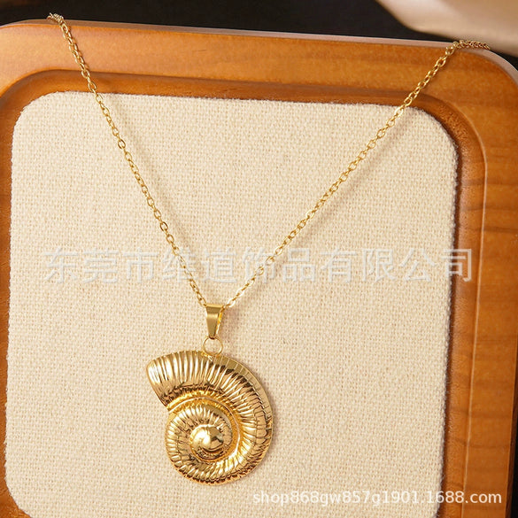 Marine Elements Starfish Conch Bow Jewelry Set