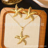 Marine Elements Starfish Conch Bow Jewelry Set