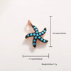 Marine Jewelry Accessories Copper Animal Style Shell Starfish Conch Fish Pendant Electroplated