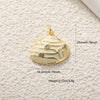 Marine Jewelry Accessories Copper Animal Style Shell Starfish Conch Fish Pendant Electroplated