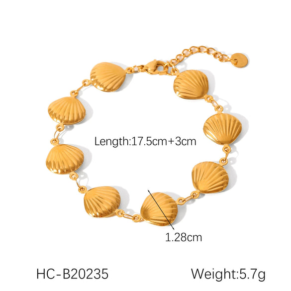 Marine Life Stainless Steel And Titanium Steel Pendant Necklace Bracelet Earrings With Electroplating