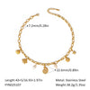 Marine Pendant Necklace Stainless Steel Jewelry With Ocean Breeze Style Pvd Furnace Vacuum Real Gold Plated