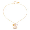 Marine Series Pearl Starfish Shell Necklace Jewelry Stainless Steel Titanium Steel Geometric Electroplated For Women
