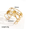 Marine Style Animal Stainless Steel Bracelet For Women With Electroplating