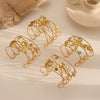 Marine Style Animal Stainless Steel Bracelet For Women With Electroplating
