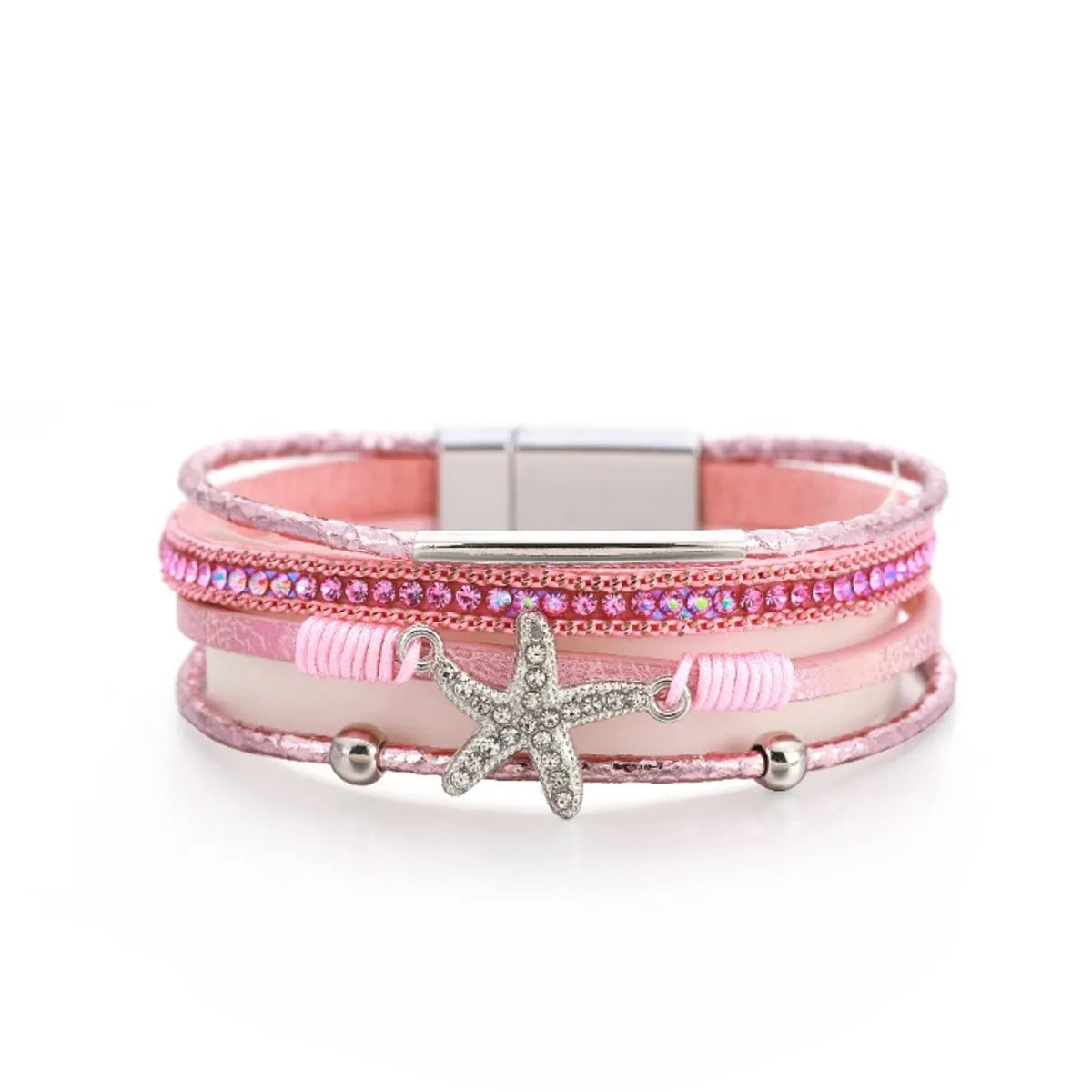 Marine Style Starfish Alloy Wholesale Bracelets