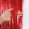 Matte Rain Silk Curtain For Party Decoration