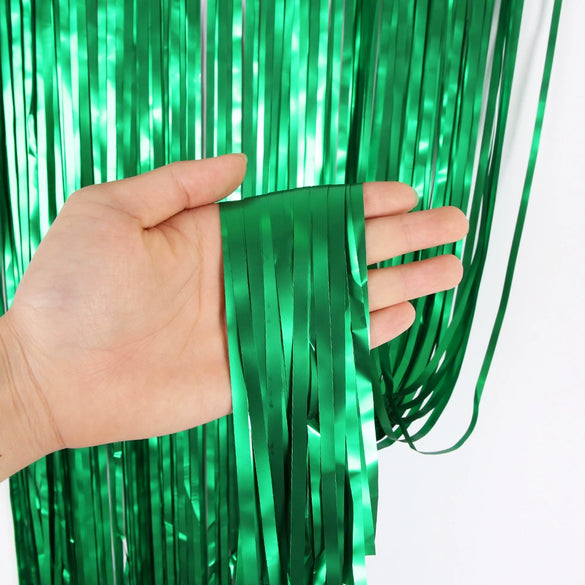 Matte Rain Silk Curtain For Party Decoration