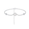 May New Freshwater Pearl S925 Sterling Silver Elegant Long Ear Line Earrings With 5A Eight Heart Eight Arrows Zircon Electroplated