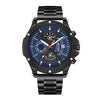 Mechanical Sports Men's Watch With Alloy Case Round Dial And Stainless Steel Strap