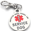 Medical Logo Snake Staff Stainless Steel Keychain With Double Snake Tag Pendant