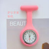Medical Watch Plastic Case Stainless Steel Buckle Silicone Strap Round Dial Casual Style Tshaped