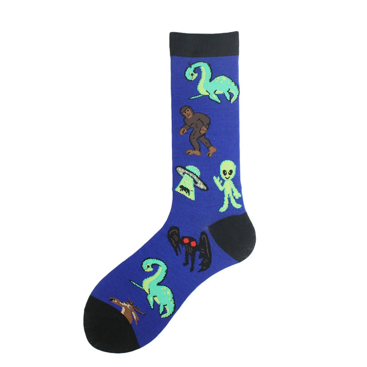 Men'S Cartoon Style Animal Cotton Ankle Socks A Pair