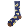 Men'S Cartoon Style Animal Cotton Ankle Socks A Pair