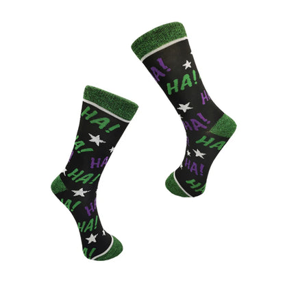 Men'S Cartoon Style Cartoon Star Polyester Blending Crew Socks A Pair