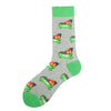 Men'S Casual Animal Vegetable Notes Cotton Ankle Socks A Pair