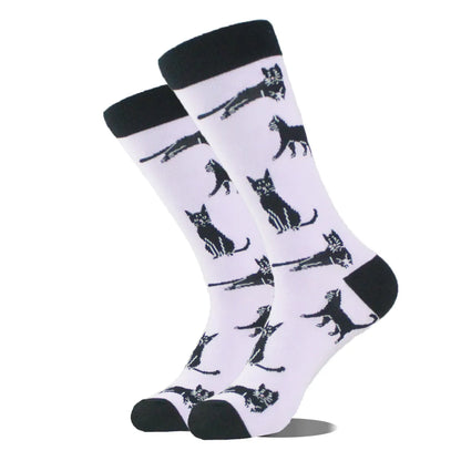 Men'S Casual Animal Vegetable Notes Cotton Ankle Socks A Pair