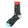 Men'S Casual Animal Vegetable Notes Cotton Ankle Socks A Pair