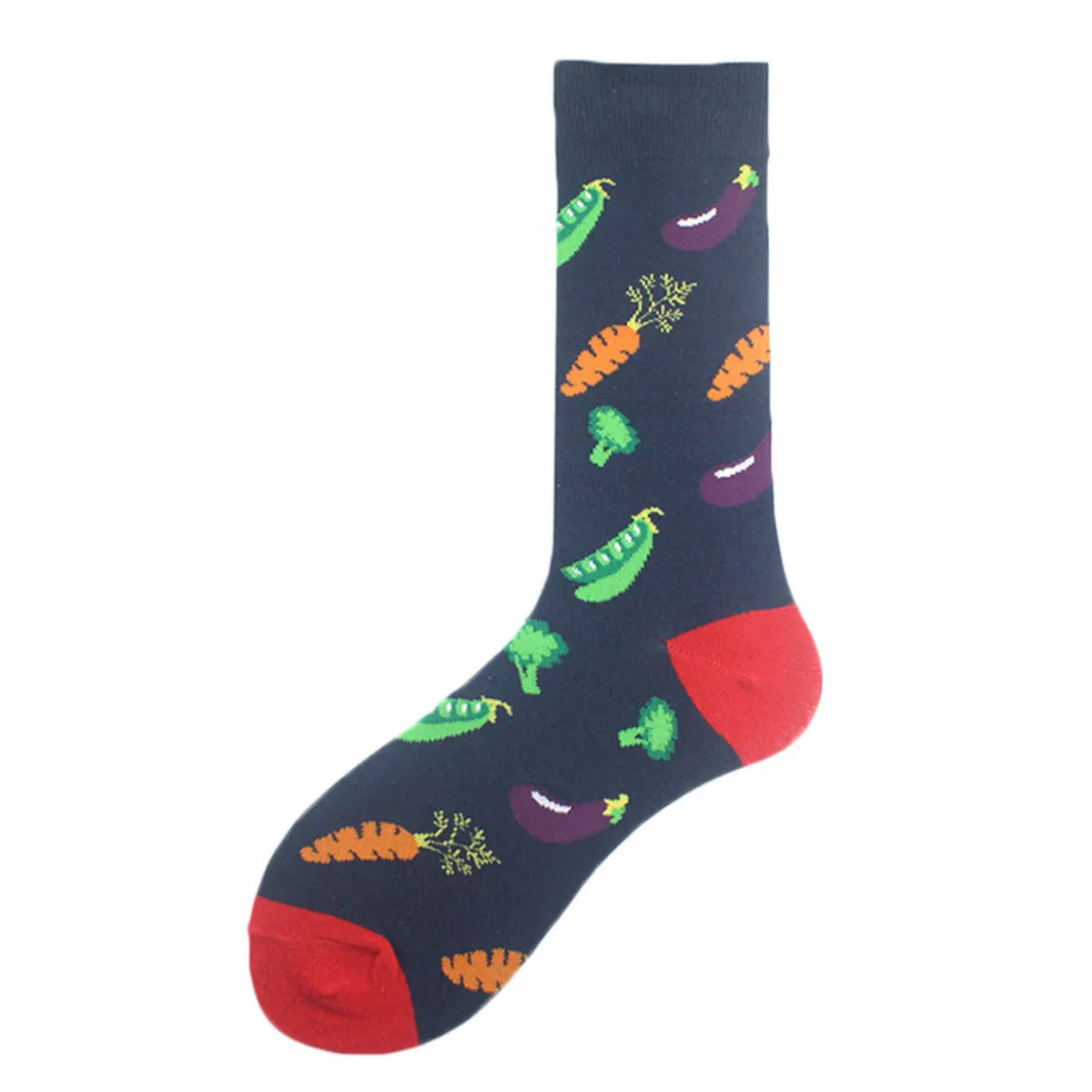 Men'S Casual Animal Vegetable Notes Cotton Ankle Socks A Pair