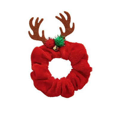 Men'S Hip-Hop Funny Halloween Pattern Antlers Cloth Large Intestine Hair Ring Hair Tie