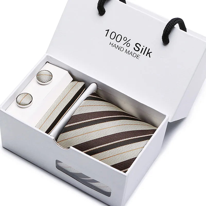 Men'S Tie Gift Box 5-Piece Set Business Formal Wear Wedding Tie Wholesale