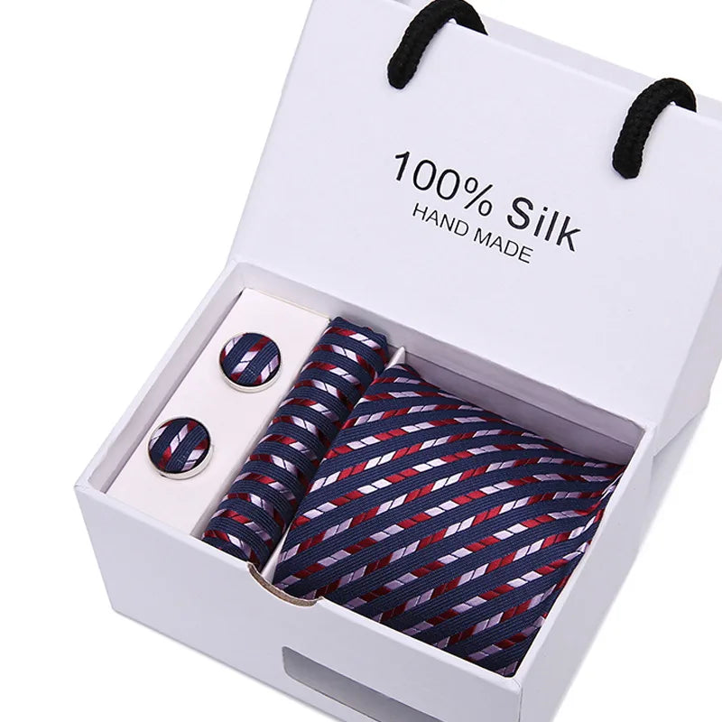 Men'S Tie Gift Box 5-Piece Set Business Formal Wear Wedding Tie Wholesale