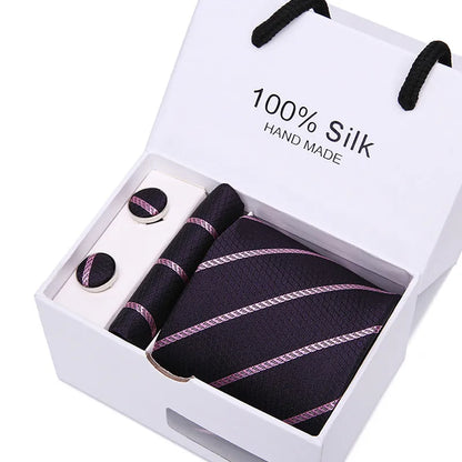 Men'S Tie Gift Box 5-Piece Set Business Formal Wear Wedding Tie Wholesale