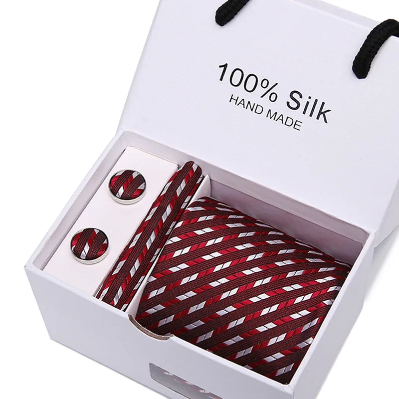 Men'S Tie Gift Box 5-Piece Set Business Formal Wear Wedding Tie Wholesale