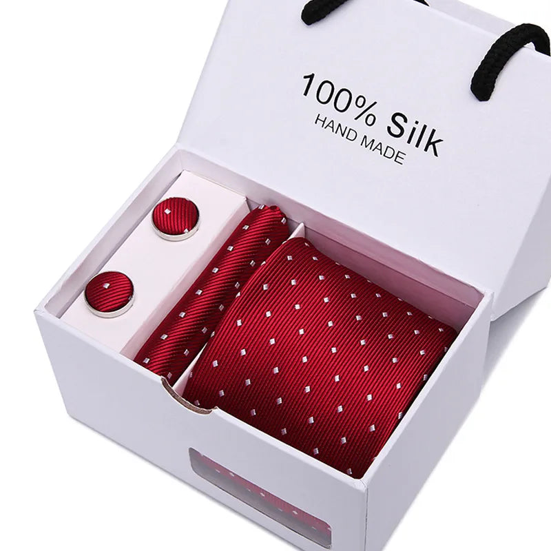 Men'S Tie Gift Box 5-Piece Set Business Formal Wear Wedding Tie Wholesale