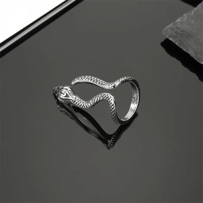 Men'S Vintage Style Snake Alloy Rings Rings