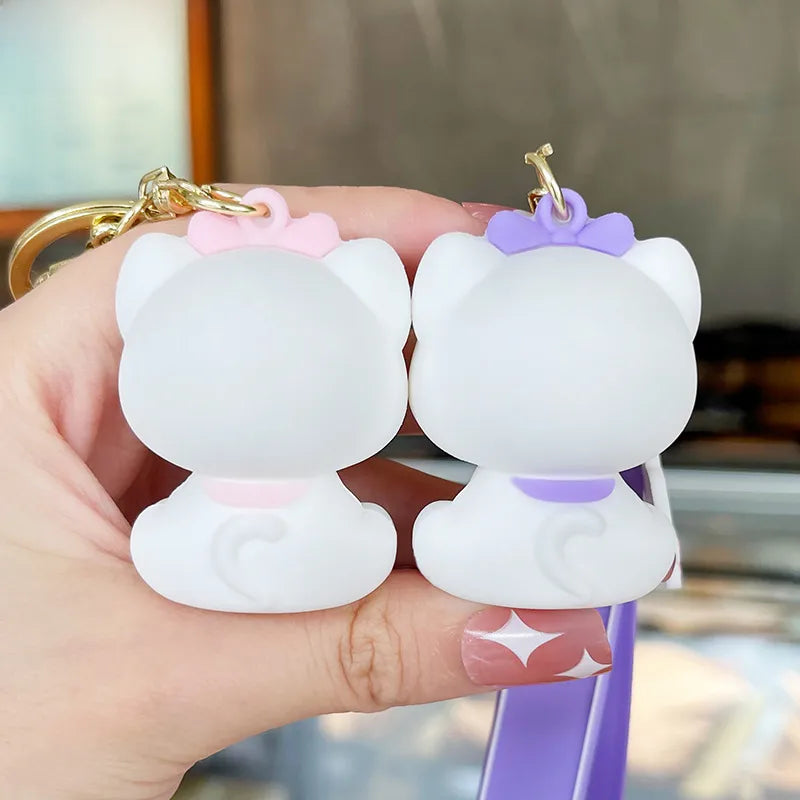 Meng Xu Cute Cartoon Key Chain Meng Meng Cat Key Chain Car Pendant Bag Hanging Jewelry Small Gifts Wholesale