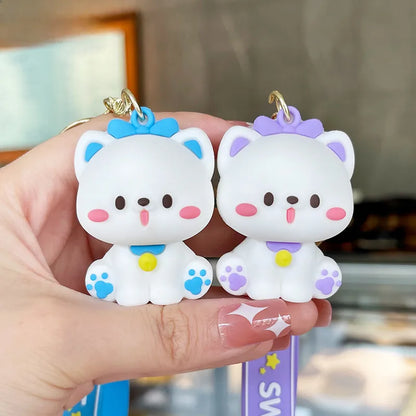 Meng Xu Cute Cartoon Key Chain Meng Meng Cat Key Chain Car Pendant Bag Hanging Jewelry Small Gifts Wholesale