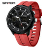 Men's Alloy Alloy Abs And Silicone Round Fashion Casual Waterproof Luminous Multifunction Watch