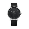 Men's Alloy And Pu Casual Waterproof Quartz Wristwatch With Round Dial