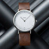 Men's Alloy And Pu Casual Waterproof Quartz Wristwatch With Round Dial