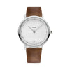 Men's Alloy And Pu Casual Waterproof Quartz Wristwatch With Round Dial