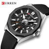 Men's Alloy And Silicone Fashion Casual Quartz Watch With Round Dial And Titanium Metal Clasp