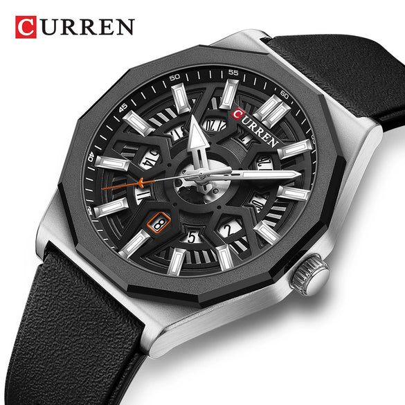 Men's Alloy And Silicone Fashion Casual Quartz Watch With Round Dial And Titanium Metal Clasp