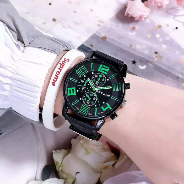 Men's Alloy And Silicone Outdoor Sports Racing Watch