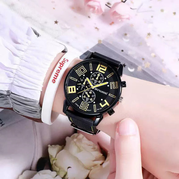 Men's Alloy And Silicone Outdoor Sports Racing Watch