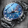 Men's Alloy And Stainless Steel Fully Automatic Mechanical And Quartz Digital Round Sports Business Watch