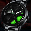 Men's Alloy And Stainless Steel Luminous Sports Car Personality Trend Round Watch