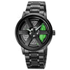 Men's Alloy And Stainless Steel Luminous Sports Car Personality Trend Round Watch