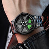 Men's Alloy And Stainless Steel Luminous Sports Car Personality Trend Round Watch