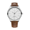 Men's Alloy And Stainless Steel Pu Belt Quartz Watch Round Dial Casual Style