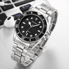 Men's Alloy And Stainless Steel Quartz Watches Fashion Business Style With Round Dial