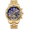 Men's Alloy And Stainless Steel Round Dial Quartz Watch Fashion Luxury Elegant Style
