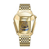Men's Alloy And Stainless Steel Round Dial Quartz Waterproof Fashion Watch