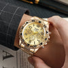 Men's Alloy And Steel Strip Casual Watch With Round Dial