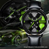 Men's Alloy Automatic Movement Waterproof Round Watch With Steel Strap